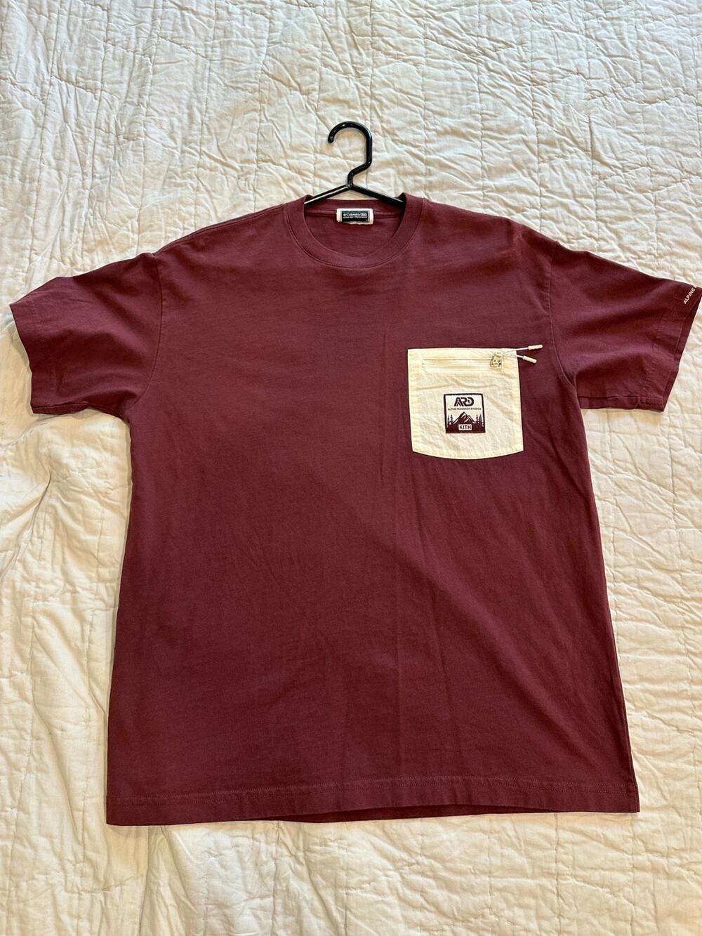 Kith Columbia ARD T Shirt - Alpine Research Division Pocket Tee - Mens Small